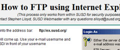 SUSD Teacher FTP Instructions SUSD Teacher FTP Instructions icon